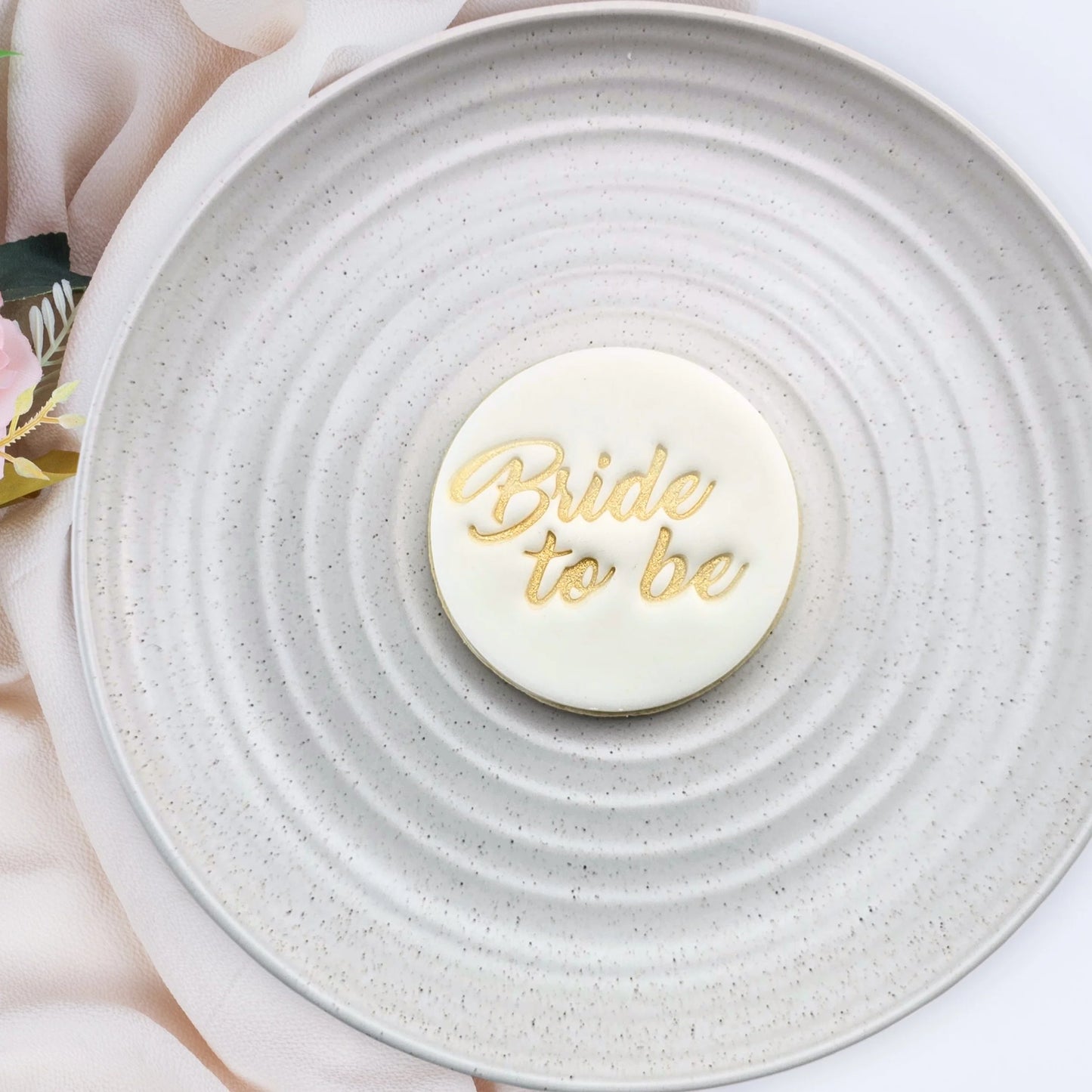 Custom Cookie Cutters Embosser - Bride To Be