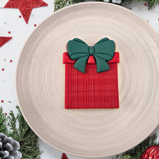 Custom Cookie Cutters - Burberry Stitch Pattern Plate.