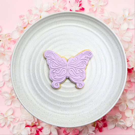 Custom Cookie Cutters - Butterfly Debosser and Cutter Set.