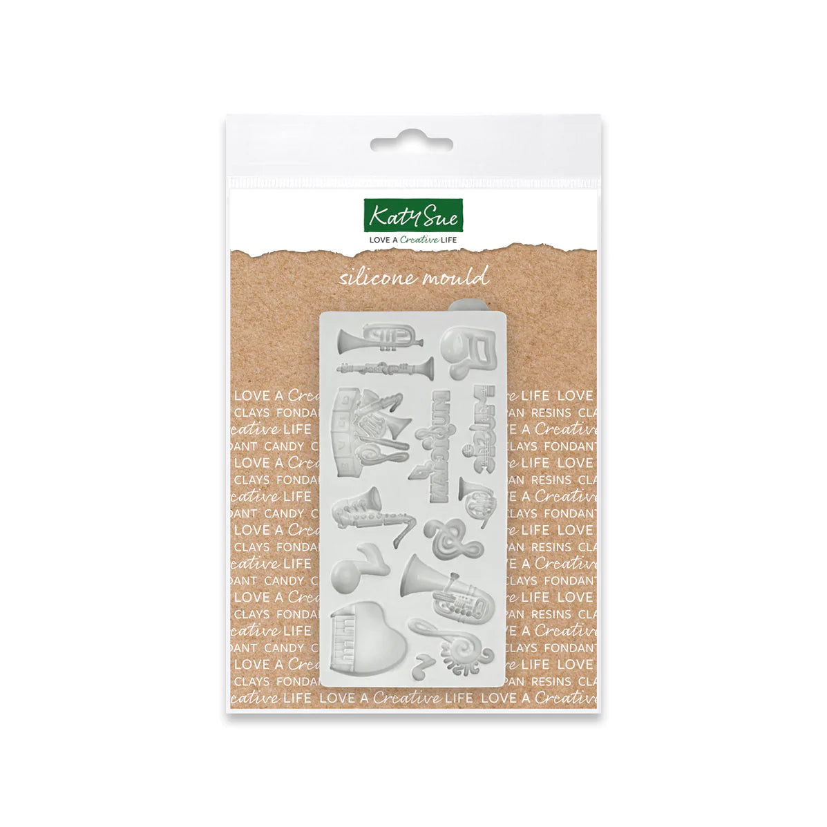 Katy Sue - Miniature Music Set- Silicone Mould