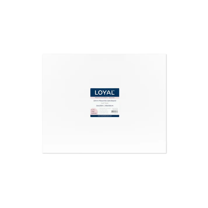 Loyal White Half Slab 10mm Cake Board - 40cm x 50cm (16inch x 20inch)