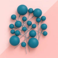 Iconic - Corn Flower Blue - Matte Ball Toppers - 20PCS