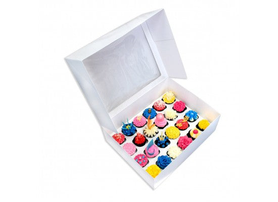 Loyal White Cupcake Boxes - Assorted Sizing
