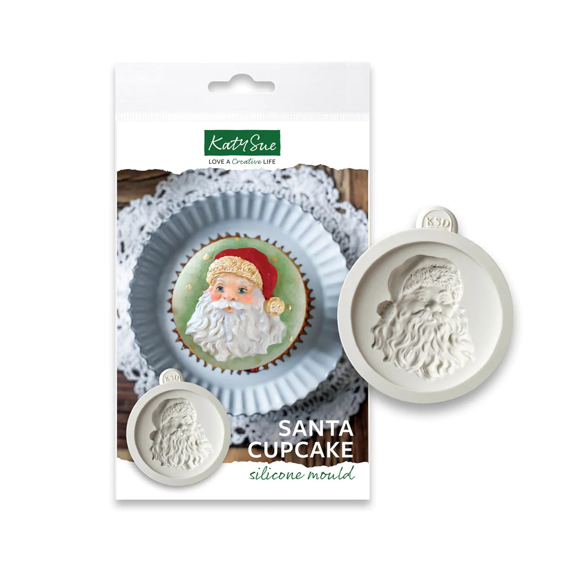 Katy Sue - Santa Cupcake Silicone Mould