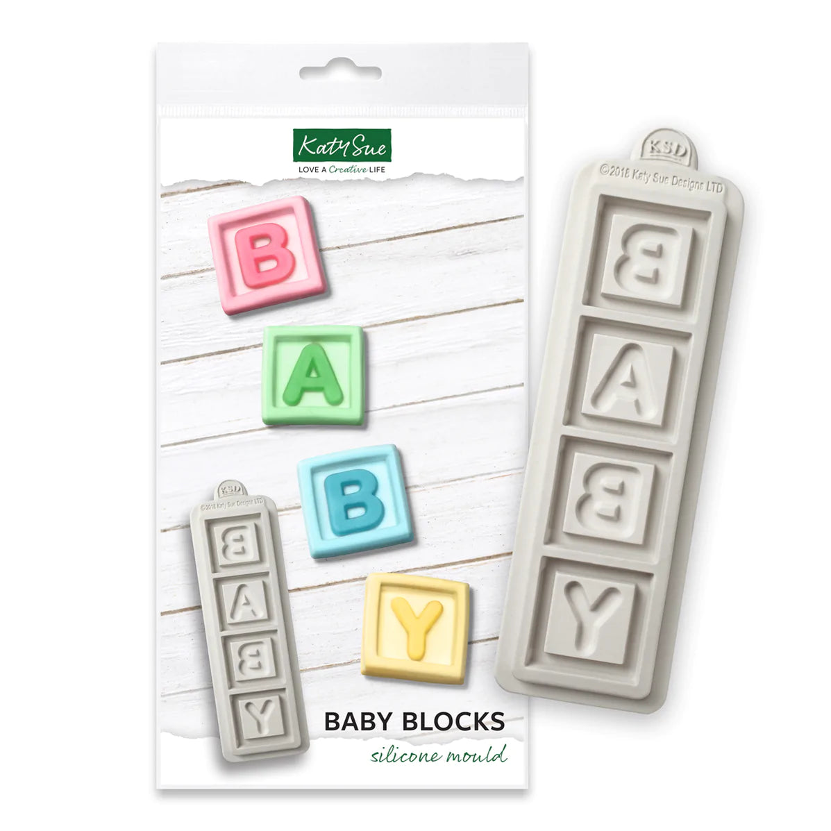 Katy Sue - Baby Blocks Silicone Mould