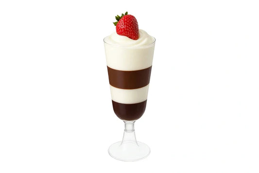 Iconic - Flute Partyware Shape Dessert Cups - 145ml - 10pc