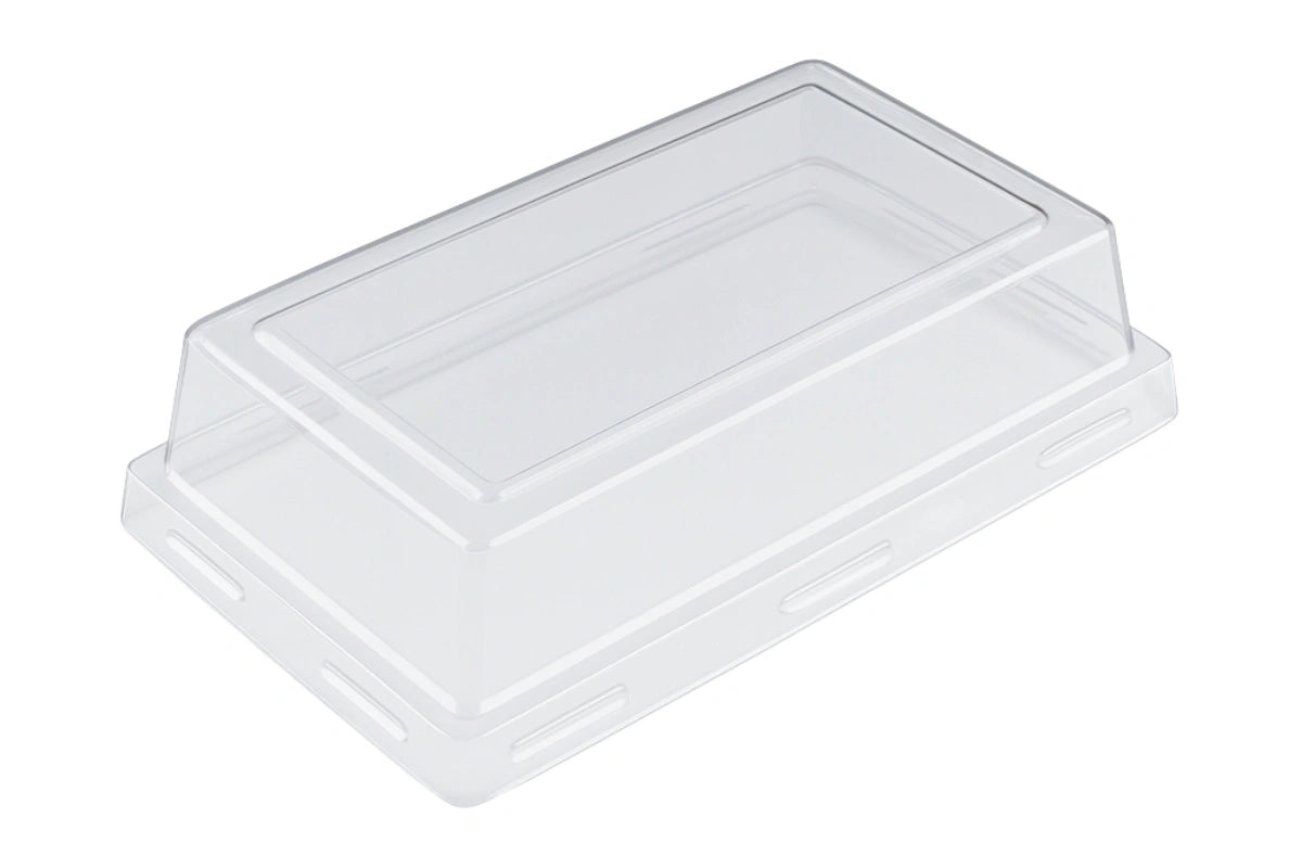 Dessert Cup Lids Rectangle 120ml - 10pc