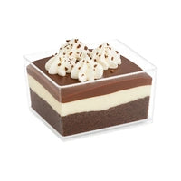 Square Dessert Cups - 140ml - 10pc