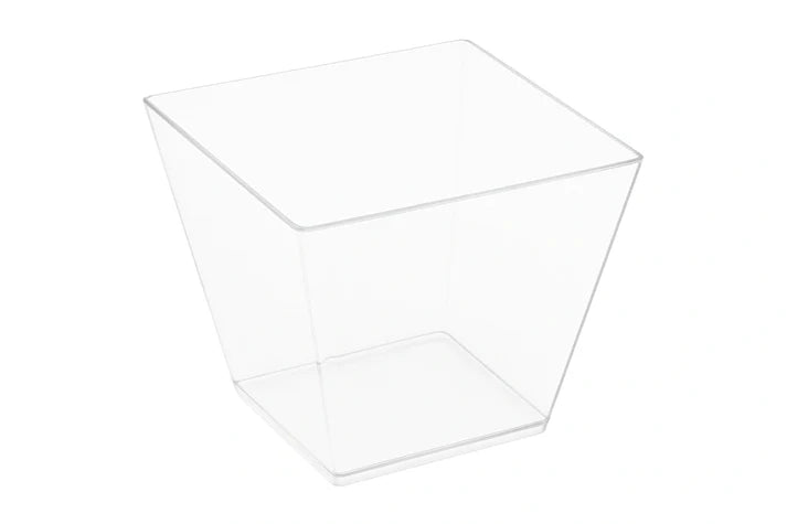 Square Tapered Dessert Cups - 240ml - 10pc