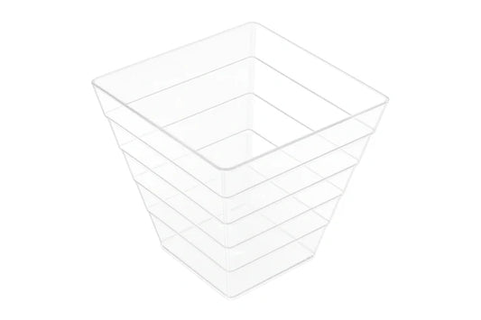 Iconic - Mini Square Tapered Dessert Cups - 60ml - 10pc