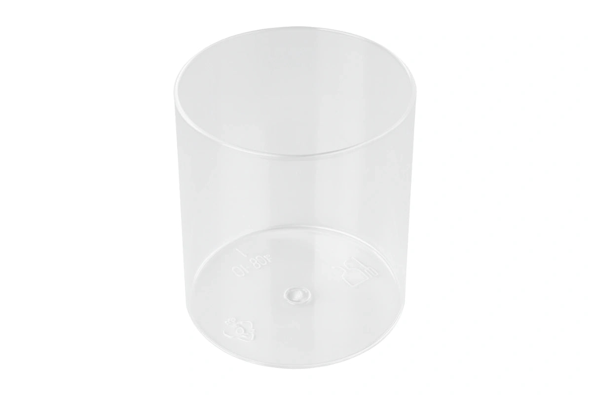 Iconic - 10pc - Plastic Round Flat Dessert Cup - 60ml