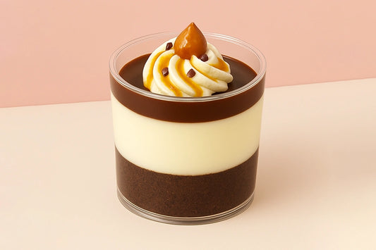 Iconic - 10pc - Plastic Round Flat Dessert Cup - 60ml