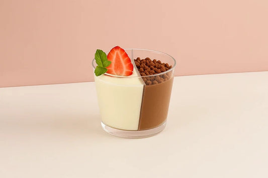 Iconic -  2 Compartment Dessert Cups - 170ml - 10pc