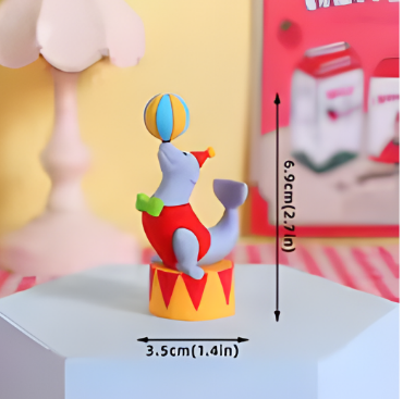 5Pc Circus Theme Cake Decorating Set
