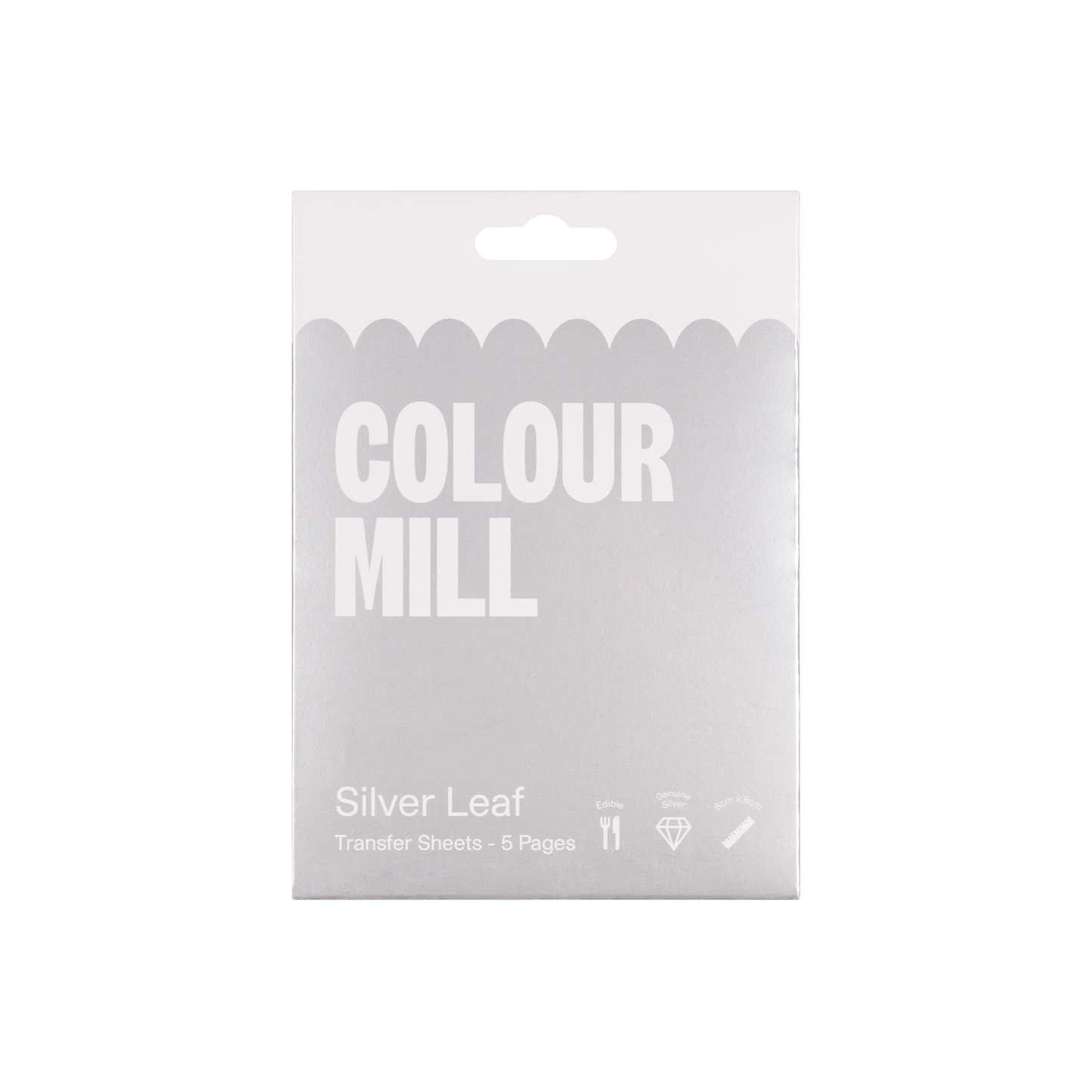 Colour Mill Silver Leaf - 5 Sheets