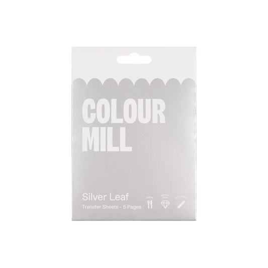 Colour Mill Silver Leaf - 5 Sheets