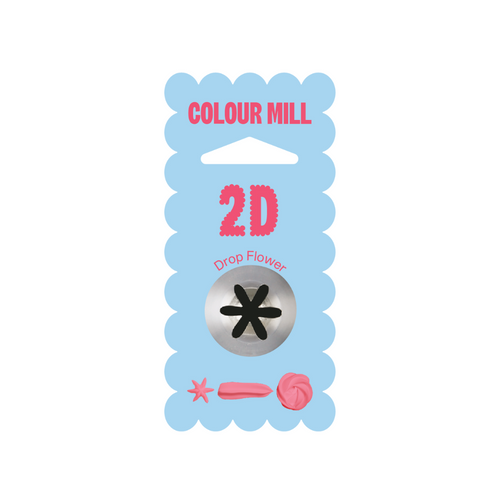 Colour Mill Piping Tip No. 2D Drop Flower Medium