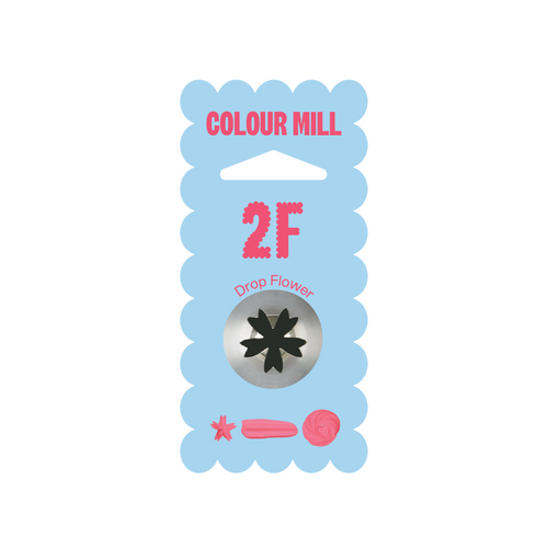 Colour Mill Piping Tip No. 2F Drop Flower Medium