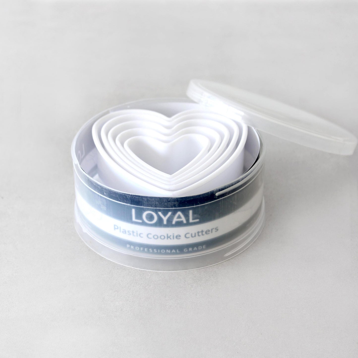 Loyal Plastic Cutter Heart Set 5pc