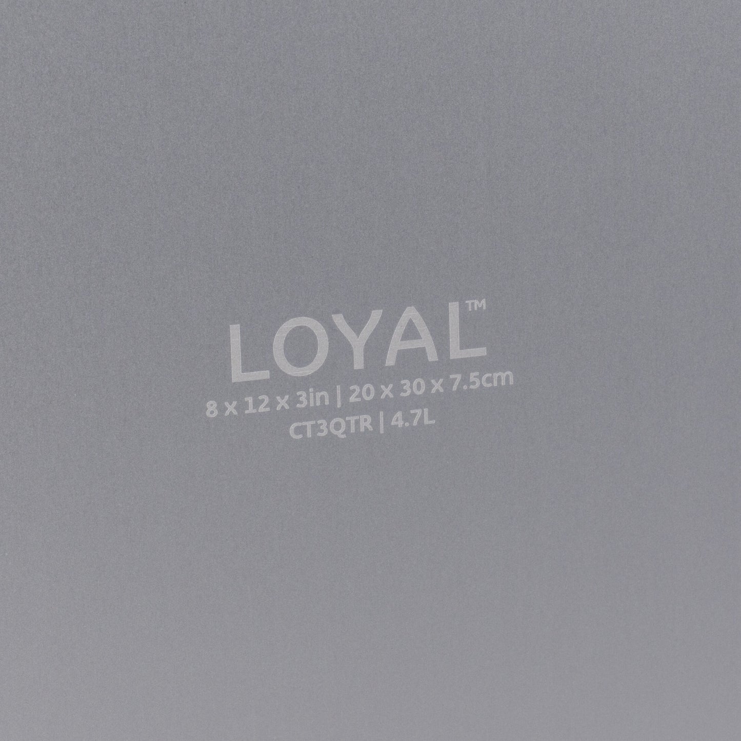 Loyal Elite Anodised Cake Tin - Quarter Slab (8x12x3")