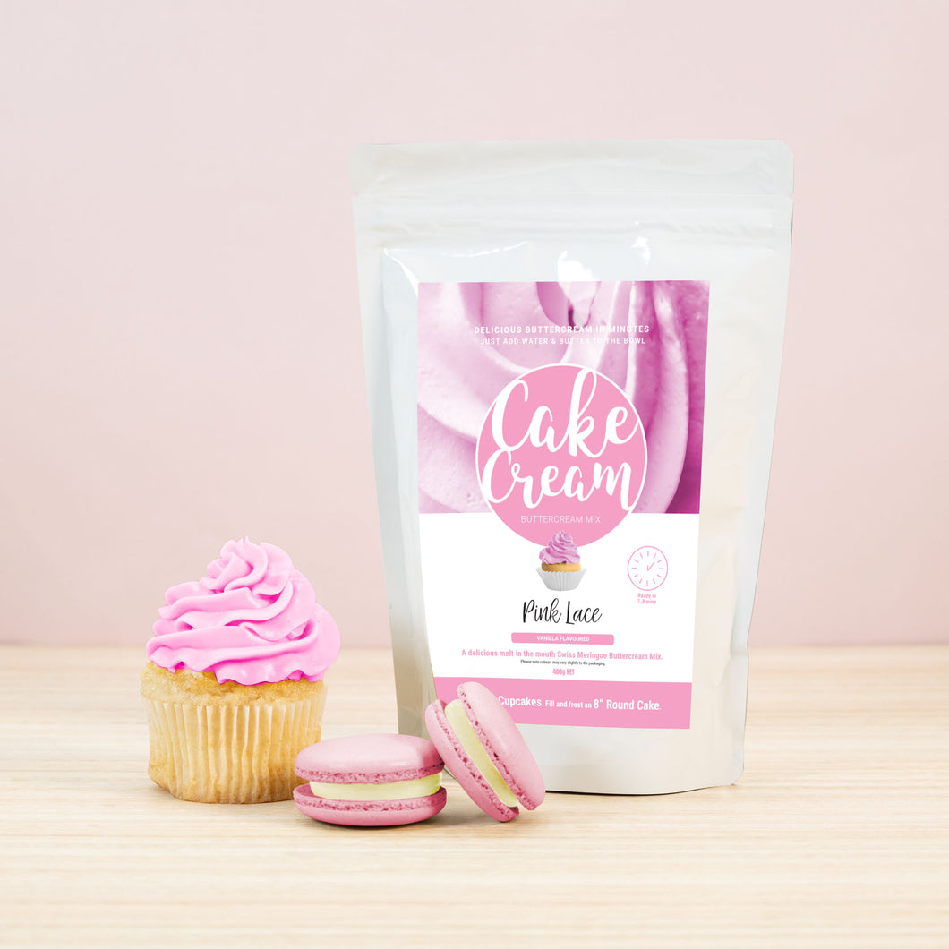 Cake Cream 400g - Pink Lace