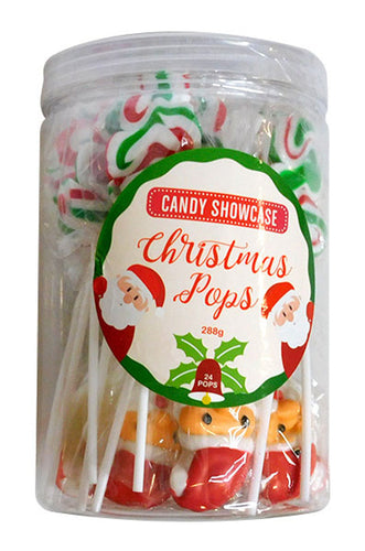 Candy Showcase Santa Pops