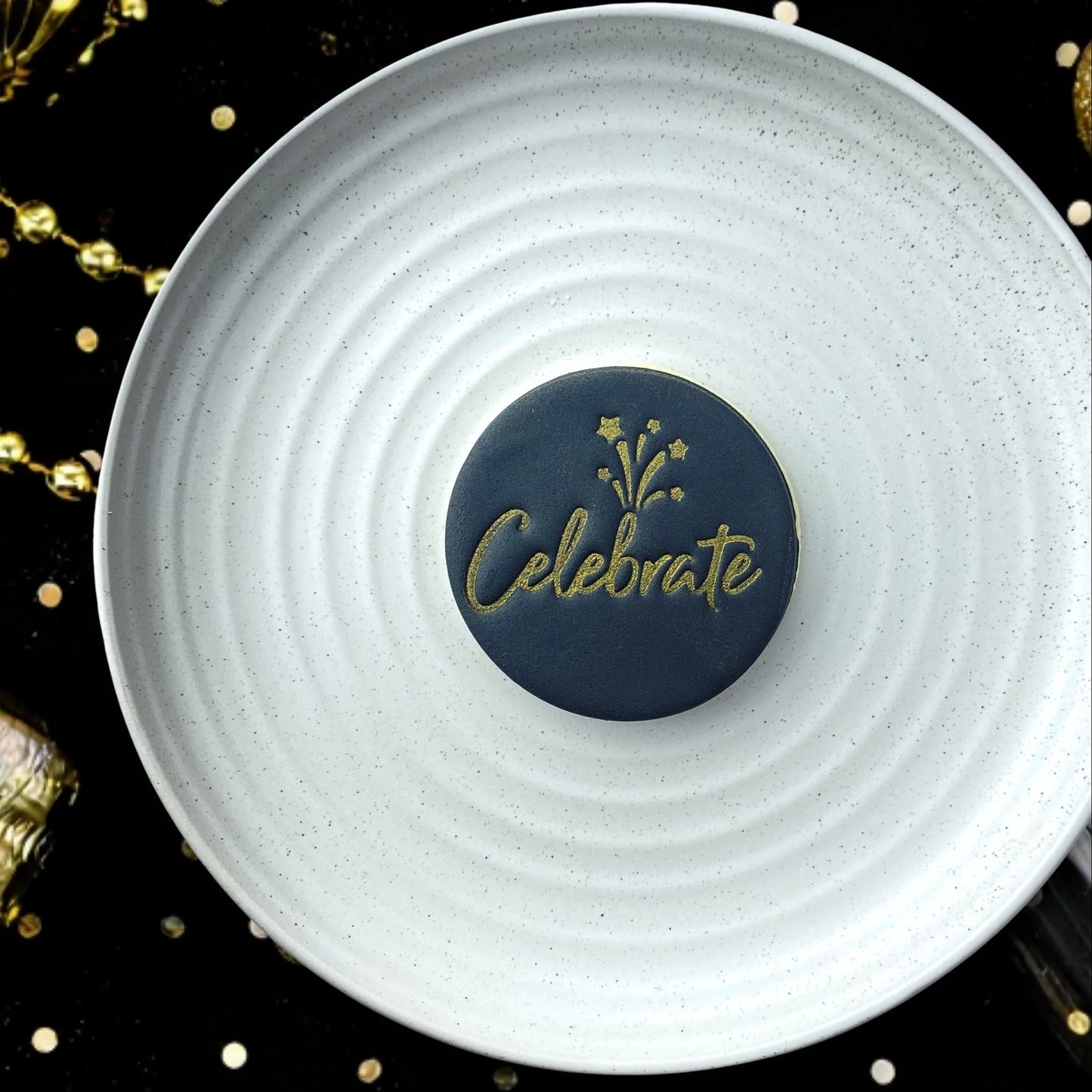 Custom Cookie Cutters Embosser - Celebrate