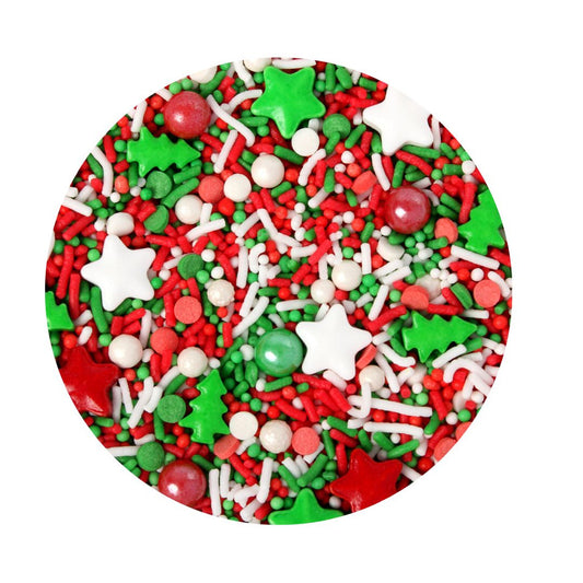 Christmas Medley Traditional Sprinkle Mix 100g