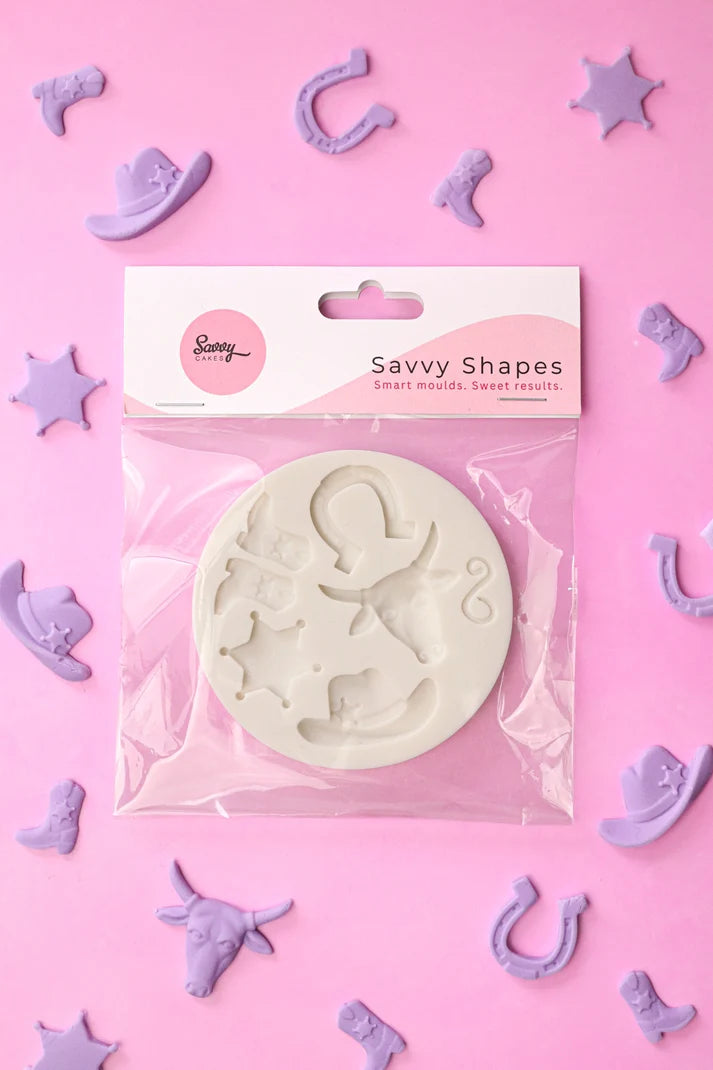 Savvy Shapes - Silicone Mould - Yeehaa Cowboy