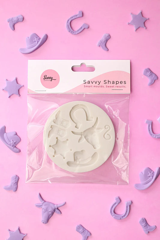 Savvy Shapes - Silicone Mould - Yeehaa Cowboy