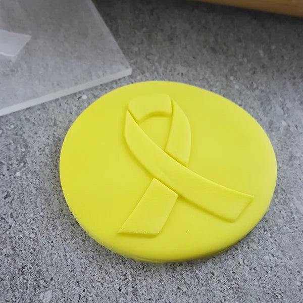 Custom Cookie Cutter Pink Ribbon Debosser