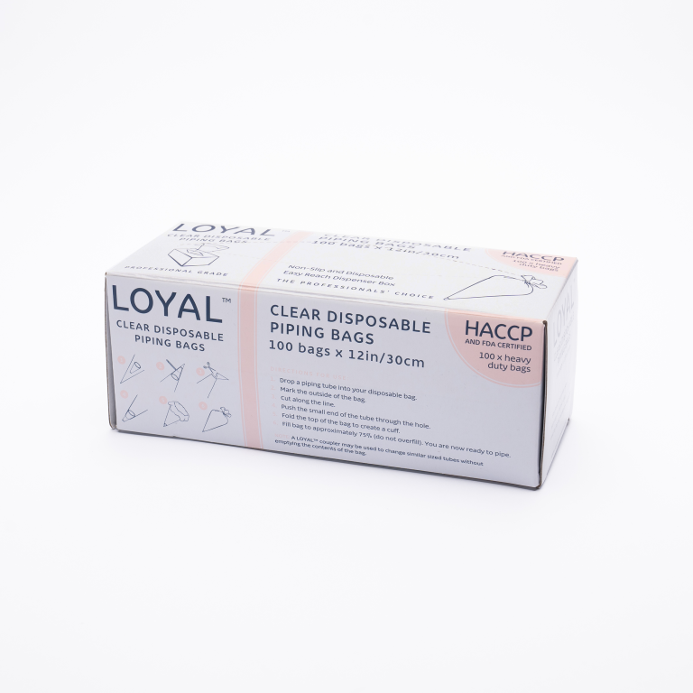 Loyal 100pk Loyal Disposable Clear Piping Bags - 12" (30cm)