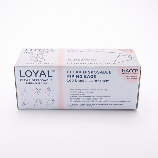 Loyal Disposable Piping Bags Clear 15" (100pc)