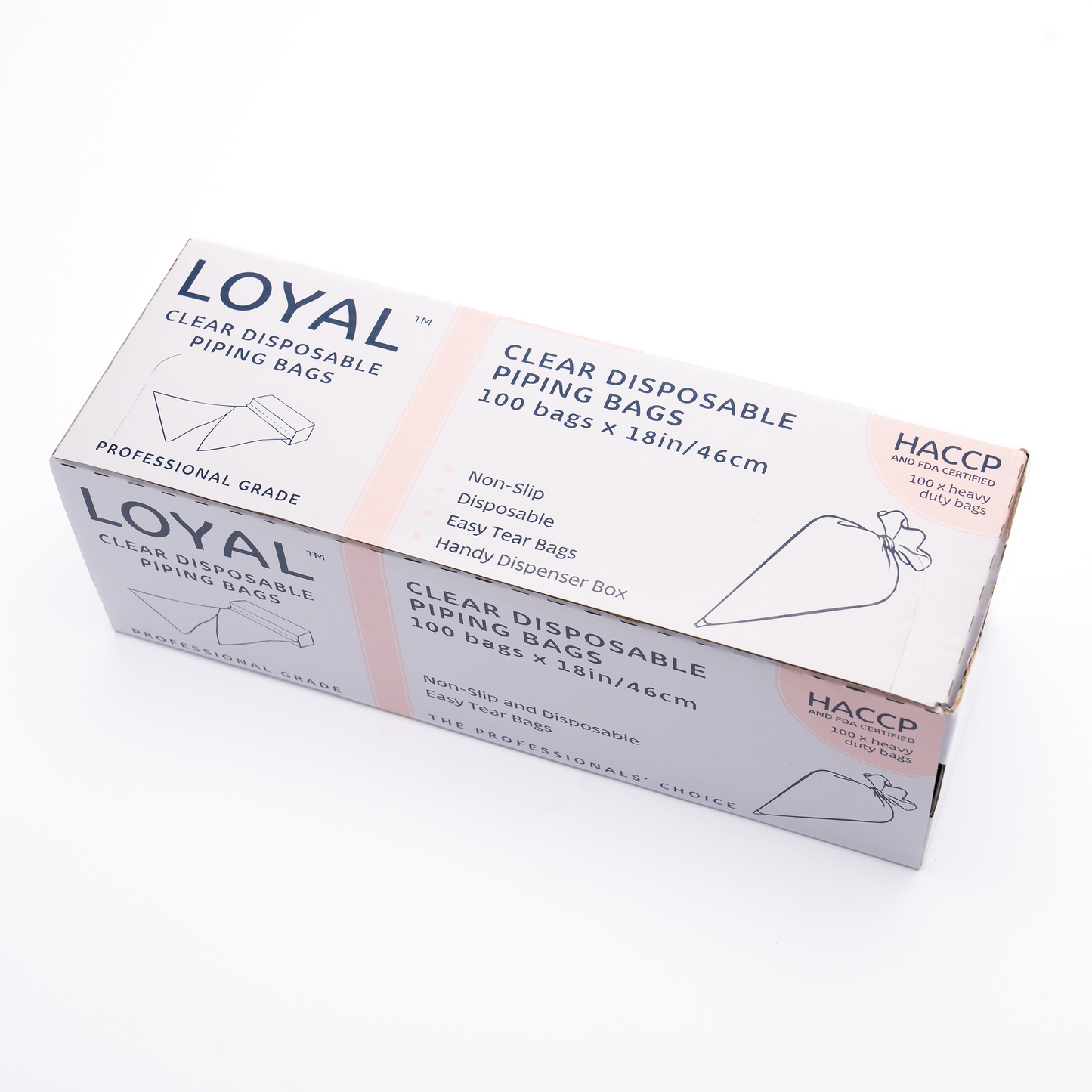 Loyal Disposable Piping Bags Clear 18" (100pc)