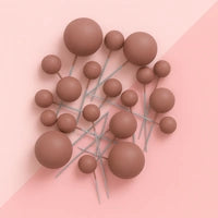 Iconic - Dusty Rose - Matte Ball Toppers - 20PCS