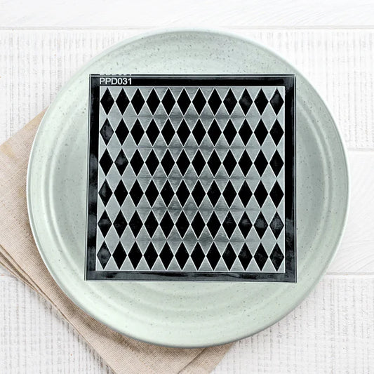 Custom Cookie Cutters - Diamond Pattern Plate Debosser