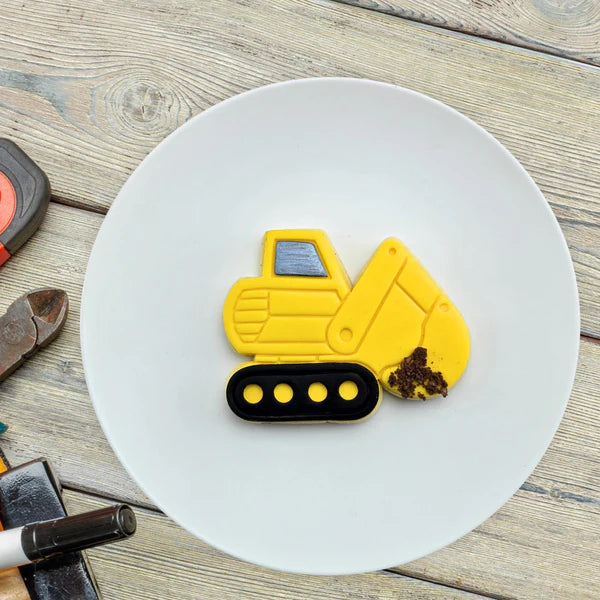 Custom Cookie Cutter - Digger Cutter and Embosser Set.