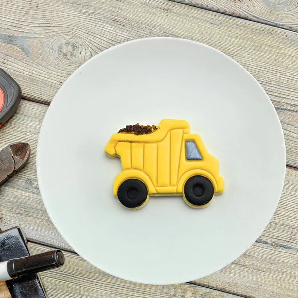 Custom Cookie Cutter - Dump Truck Cutter and Embosser Set.
