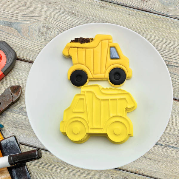 Custom Cookie Cutter - Dump Truck Cutter and Embosser Set.
