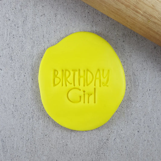 Custom Cookie Cutters - Birthday Girl Embosser.