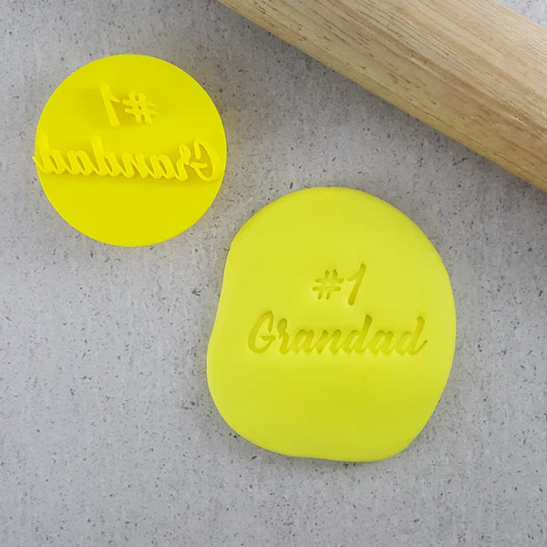 Custom Cookie Cutters Embosser - #1 Grandad