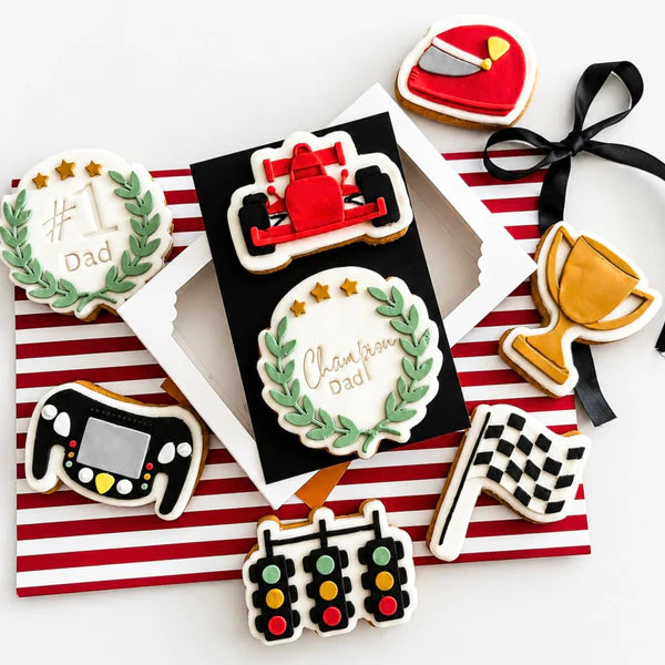Custom Cookie Cutters - (SweetP) - #1 Dad - Text