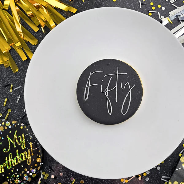 Custom Cookie Cutter - Fifty Debosser