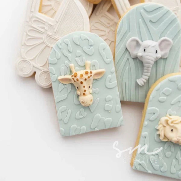 (Sarah Maddison Creative) - Zebra Pattern Debosser - Custom Cookie Cutter