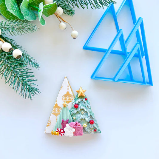 Giza Christmas Tree Statement Cutter and Debosser Set - Cake Sera Sera.