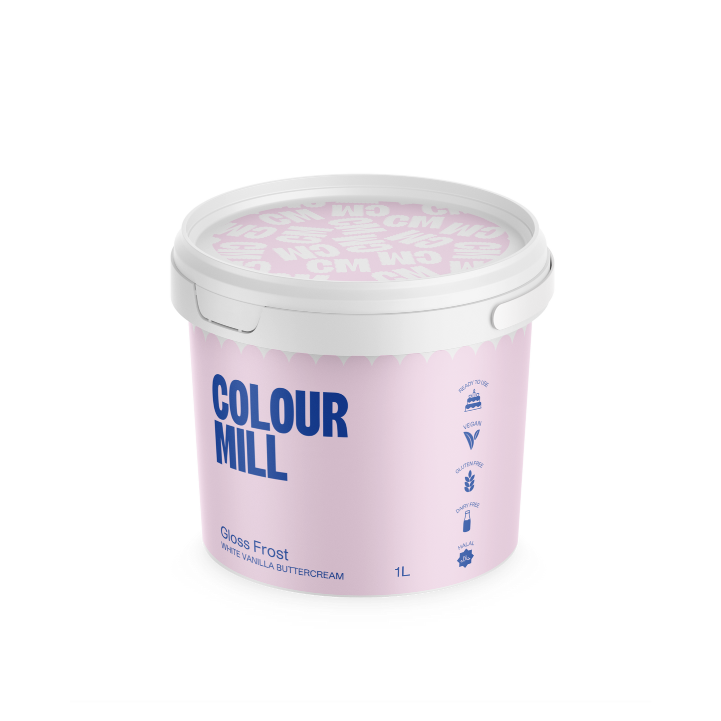 Colour Mill Gloss Frost White Vanilla Buttercream - 1 Litre