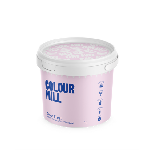 Colour Mill Gloss Frost White Vanilla Buttercream - 1 Litre