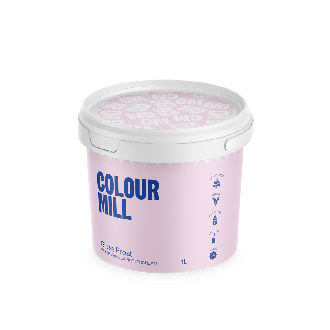 Colour Mill Gloss Frost White Vanilla Buttercream - 1 Litre