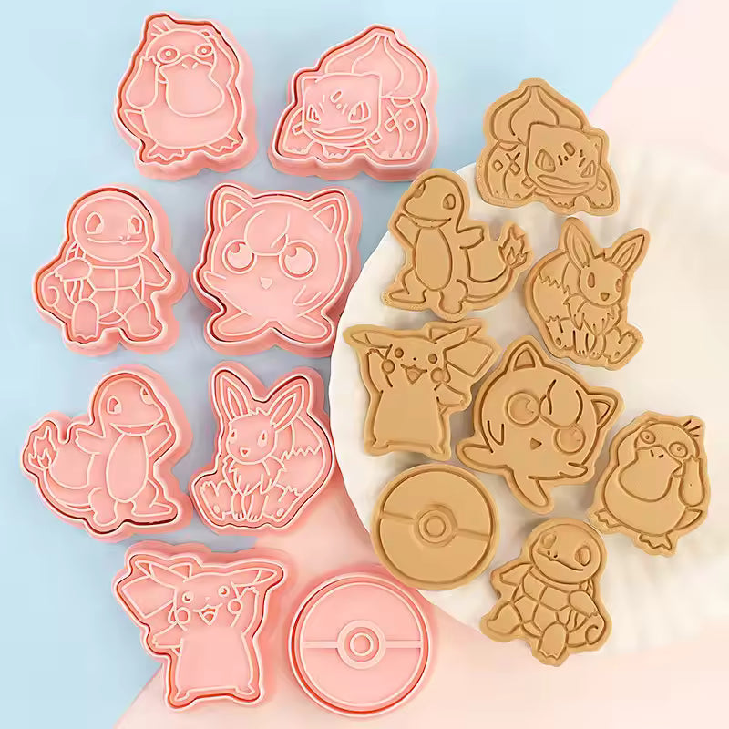 6pc Pokémon Cookie Cutter Set