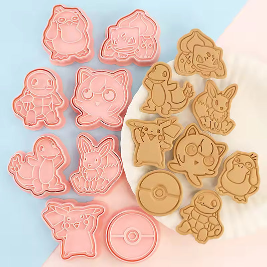 6pc Pokémon Cookie Cutter Set
